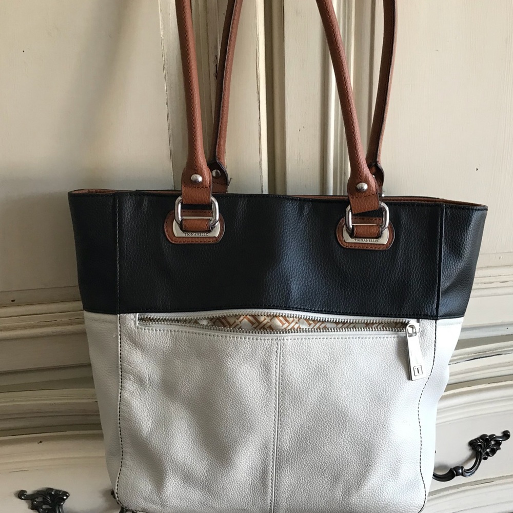 Color block Tignanello shoulder bag.